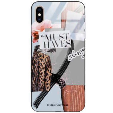 Etui Apple IPHONE XS MAX, ST_FCG_2020-1_307 Wzory - FunnyCase