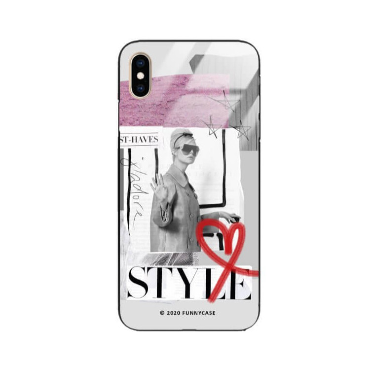 Etui Apple IPHONE XS MAX, ST_FCG_2020-1_310 Wzory - FunnyCase