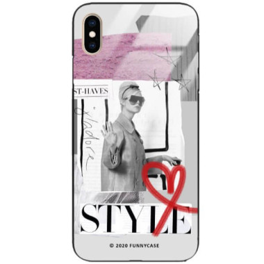 Etui Apple IPHONE XS MAX, ST_FCG_2020-1_310 Wzory - FunnyCase