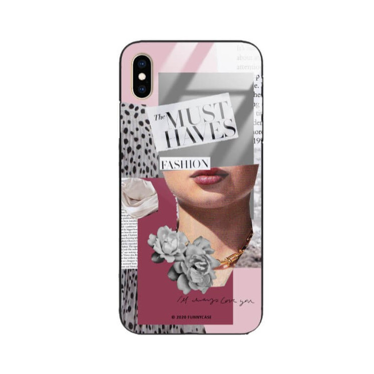 Etui Apple IPHONE XS MAX, ST_FCG_2020-1_315 Wzory - FunnyCase