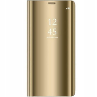 ETUI BOOK CLEAR VIEW NA TELEFON HUAWEI P SMART 2019 ZŁOTY