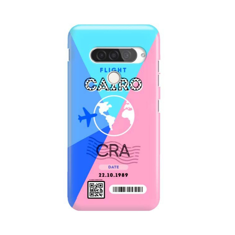 ETUI CLEAR NA TELEFON LG G8S / G8S THINQ BOARDING-CARD2020-1-102