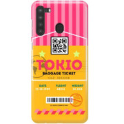 ETUI CLEAR NA TELEFON SAMSUNG GALAXY A21 BOARDING-CARD2020-1-107