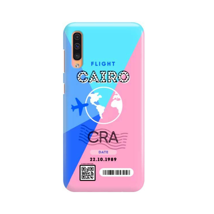 Etui Samsung GALAXY A50 / A30S / A50S, Etui Boarding Card Wzory Transparentny - FunnyCase