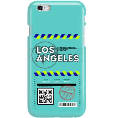 Etui Apple IPHONE 6 / 6S, Etui Boarding Card Wzory Transparentny - FunnyCase