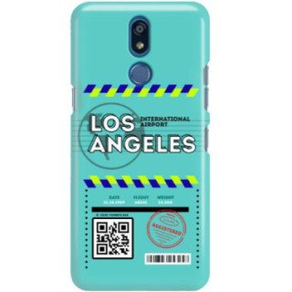 Etui Lg K40, Etui Boarding Card Wzory Transparentny - FunnyCase