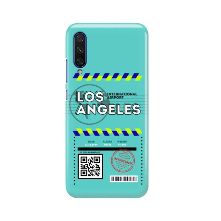 Etui Xiaomi MI A3 LITE, Etui Boarding Card Wzory Transparentny - FunnyCase
