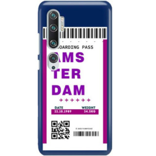 Etui Xiaomi MI NOTE 10, Etui Boarding Card Wzory Transparentny - FunnyCase