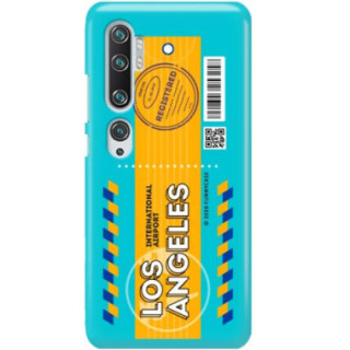 Etui Xiaomi MI NOTE 10, Etui Boarding Card Wzory Transparentny - FunnyCase