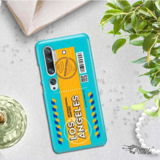 Etui Xiaomi MI NOTE 10, Etui Boarding Card Wzory Transparentny - FunnyCase