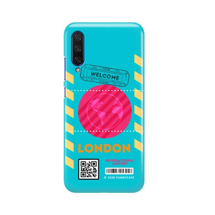 Etui Xiaomi MI9 LITE, Etui Boarding Card Wzory Transparentny - FunnyCase