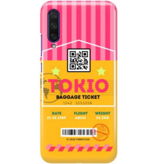 Etui Xiaomi MI9 LITE, Etui Boarding Card Wzory Transparentny - FunnyCase