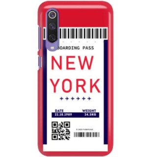Etui Xiaomi MI9 SE, Etui Boarding Card Wzory Transparentny - FunnyCase