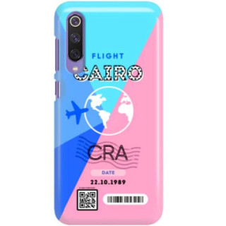 Etui Xiaomi MI9 SE, Etui Boarding Card Wzory Transparentny - FunnyCase