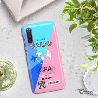 Etui Xiaomi MI9 SE, Etui Boarding Card Wzory Transparentny - FunnyCase