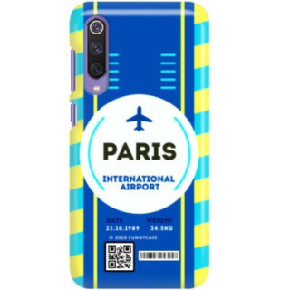 Etui Xiaomi MI9 SE, Etui Boarding Card Wzory Transparentny - FunnyCase