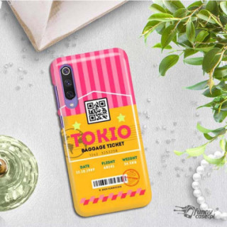 Etui Xiaomi MI9 SE, Etui Boarding Card Wzory Transparentny - FunnyCase