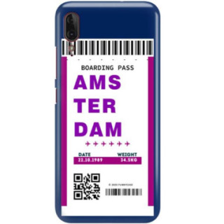 Etui Motorola MOTO E6 PLAY, Etui Boarding Card Wzory Transparentny - FunnyCase
