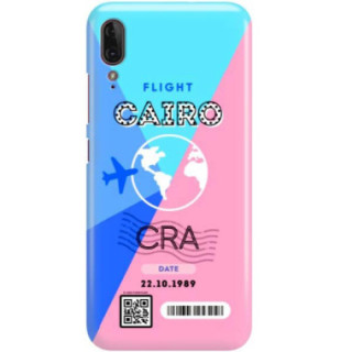 Etui Motorola MOTO E6 PLAY, Etui Boarding Card Wzory Transparentny - FunnyCase