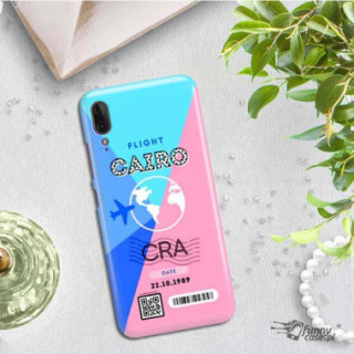 Etui Motorola MOTO E6 PLAY, Etui Boarding Card Wzory Transparentny - FunnyCase