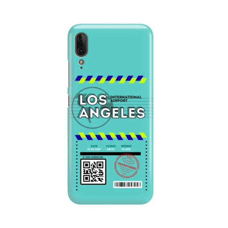 Etui Motorola MOTO E6 PLAY, Etui Boarding Card Wzory Transparentny - FunnyCase