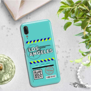 Etui Motorola MOTO E6 PLAY, Etui Boarding Card Wzory Transparentny - FunnyCase