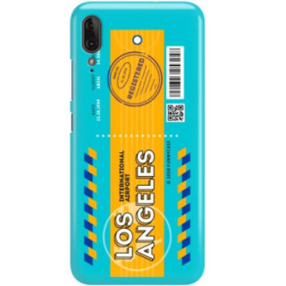 Etui Motorola MOTO E6 PLAY, Etui Boarding Card Wzory Transparentny - FunnyCase