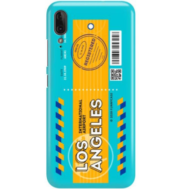 Etui Motorola MOTO E6 PLAY, Etui Boarding Card Wzory Transparentny - FunnyCase