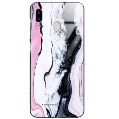 Black Case Wzory ST_NMR Samsung GALAXY A20E  - FunnyCase 