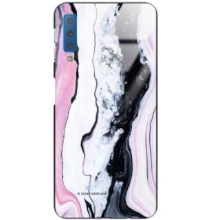 Black Case Wzory ST_NMR Samsung GALAXY A7 2018  - FunnyCase 