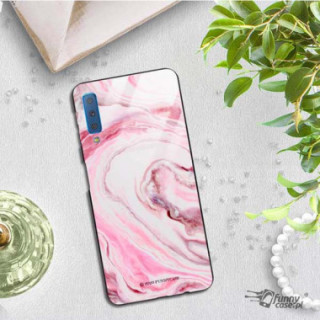 Black Case Wzory ST_NMR Samsung GALAXY A7 2018  - FunnyCase 