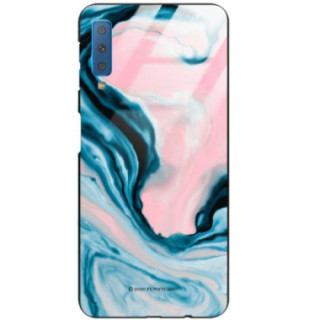 Black Case Wzory ST_NMR Samsung GALAXY A7 2018  - FunnyCase 