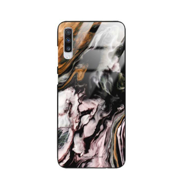 Black Case Wzory ST_NMR Samsung GALAXY A70 / A70S  - FunnyCase 