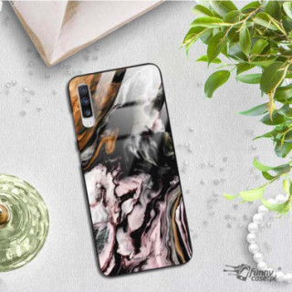 Black Case Wzory ST_NMR Samsung GALAXY A70 / A70S  - FunnyCase 