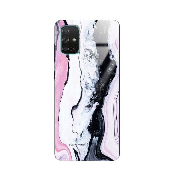 Black Case Wzory ST_NMR Samsung GALAXY A71  - FunnyCase 