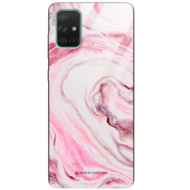 Black Case Wzory ST_NMR Samsung GALAXY A71  - FunnyCase 