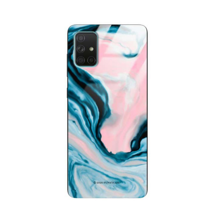 Black Case Wzory ST_NMR Samsung GALAXY A71  - FunnyCase 