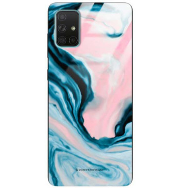 Black Case Wzory ST_NMR Samsung GALAXY A71  - FunnyCase 