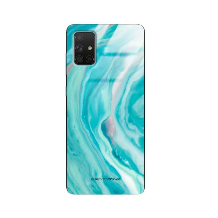 Black Case Wzory ST_NMR Samsung GALAXY A71  - FunnyCase 