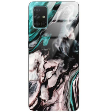 Black Case Wzory ST_NMR Samsung GALAXY A71  - FunnyCase 