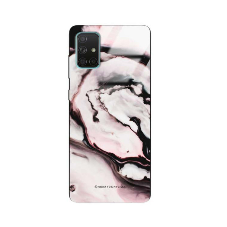 Black Case Wzory ST_NMR Samsung GALAXY A71  - FunnyCase 