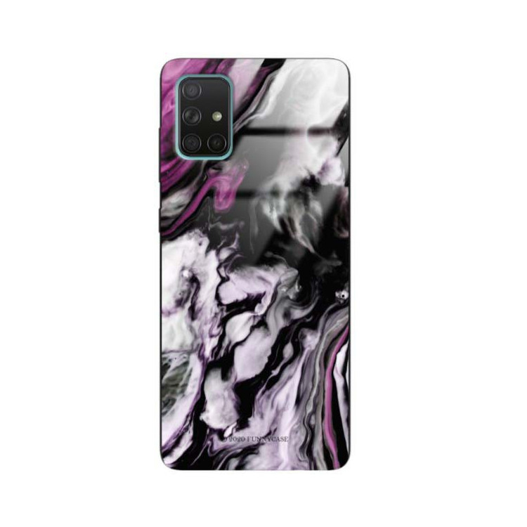 Black Case Wzory ST_NMR Samsung GALAXY A71  - FunnyCase 