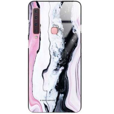 Black Case Wzory ST_NMR Samsung GALAXY A9 2018  - FunnyCase 