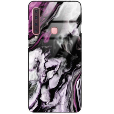 Black Case Wzory ST_NMR Samsung GALAXY A9 2018  - FunnyCase 