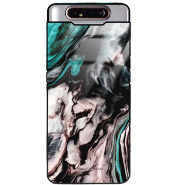 Black Case Wzory ST_NMR Samsung GALAXY A90  - FunnyCase 