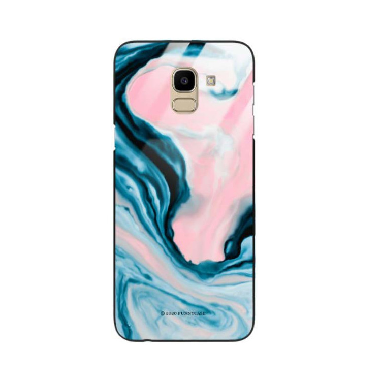 Black Case Wzory ST_NMR Samsung GALAXY J6 2018  - FunnyCase 