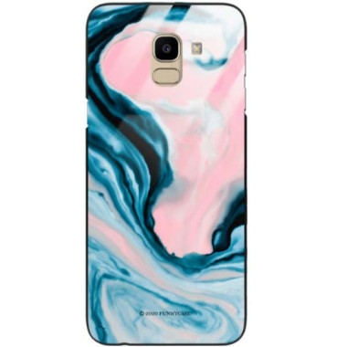 Black Case Wzory ST_NMR Samsung GALAXY J6 2018  - FunnyCase 