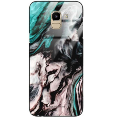 Black Case Wzory ST_NMR Samsung GALAXY J6 2018  - FunnyCase 