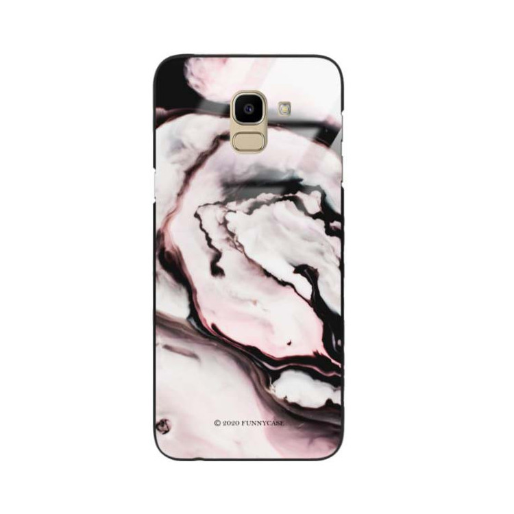 Black Case Wzory ST_NMR Samsung GALAXY J6 2018  - FunnyCase 