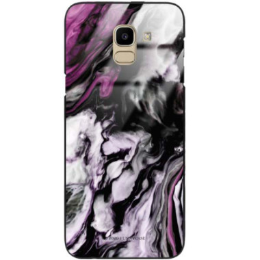 Black Case Wzory ST_NMR Samsung GALAXY J6 2018  - FunnyCase 